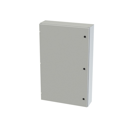 [SCE-48EL3008LP] NEMA 3R, 4, 12 Enclosure, Wallmount, 48" H x 30" W x 8" D, Carbon Steel, Powder Coat gray, Heavy Duty