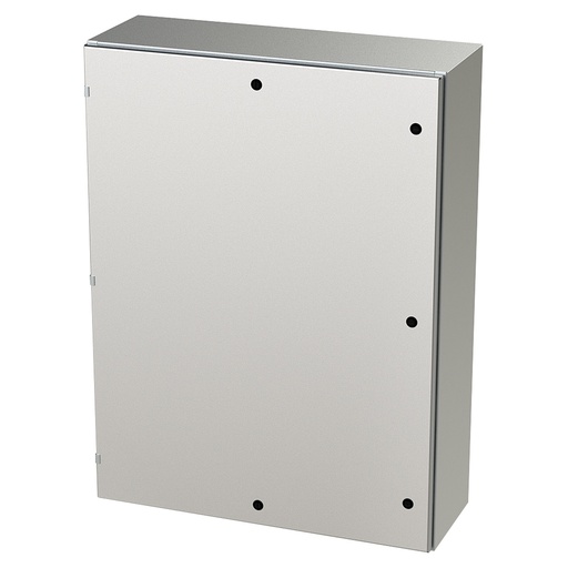 [SCE-48EL3612SSLP] NEMA 4X Enclosure, Wallmount, 48" H x 36" W x 12" D, 304 Stainless Steel