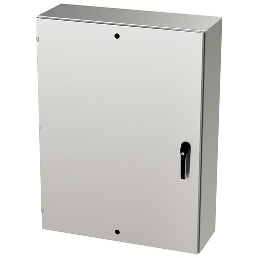 [SCE-48EL3612SSLPPL] NEMA 4X Enclosure, Wallmount, 48" H x 36" W x 12" D, 304 Stainless Steel