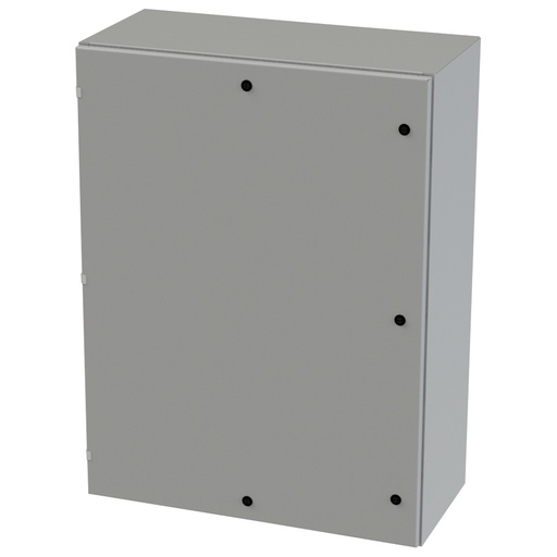 [SCE-48EL3616LP] NEMA 3R, 4, 12 Enclosure, Wallmount, 48" H x 36" W x 16" D, Carbon Steel, Powder Coat gray, Heavy Duty