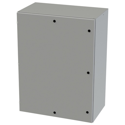 [SCE-48EL3620LP] NEMA 3R, 4, 12 Enclosure, Wallmount, 48" H x 36" W x 20" D, Carbon Steel, Powder Coat gray, Heavy Duty