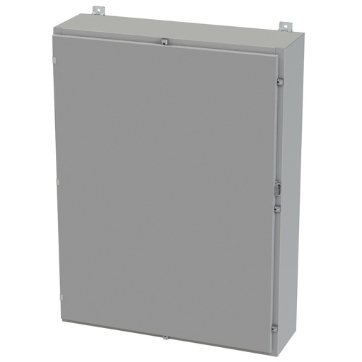 [SCE-48H3610LP] NEMA 3R, 4, 12 Enclosure, Wallmount, 48" H x 36" W x 10" D, Carbon Steel, Powder Coat gray