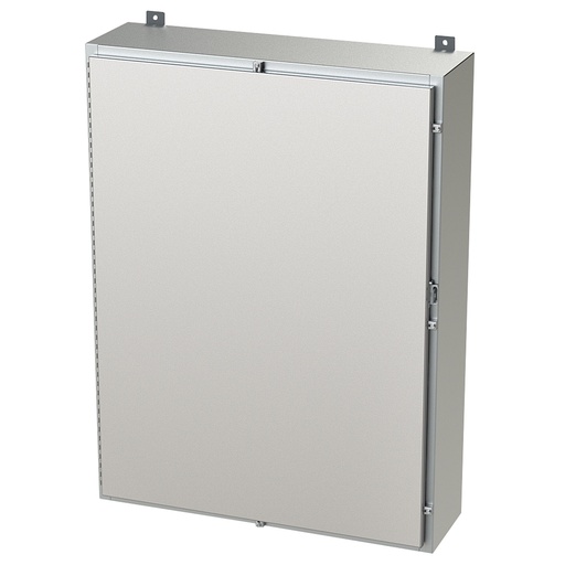 [SCE-48H3610SSLP] NEMA 4X Enclosure, Wallmount, 48" H x 36" W x 10" D, 304 Stainless Steel