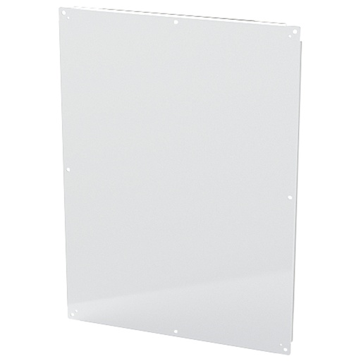 [SCE-48P36] Enclosure Sub-Panel, 45" H x 33" W, Carbon Steel, Powder Coat White