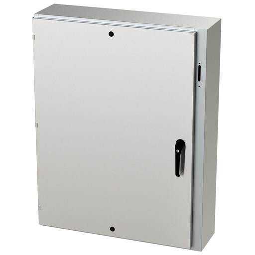 [SCE-48XEL3710SSLP] NEMA 4X Enclosure, Wallmount, 48" H x 37" W x 10" D, 304 Stainless Steel