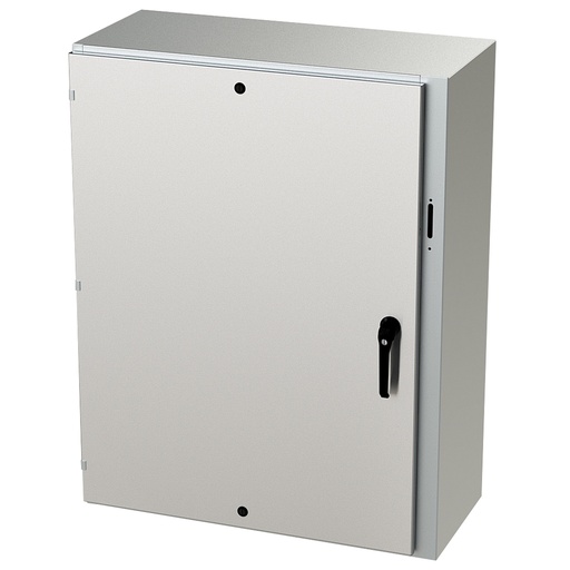 [SCE-48XEL3716SSLP] NEMA 4X Enclosure, Wallmount, 48" H x 37" W x 16" D, 304 Stainless Steel