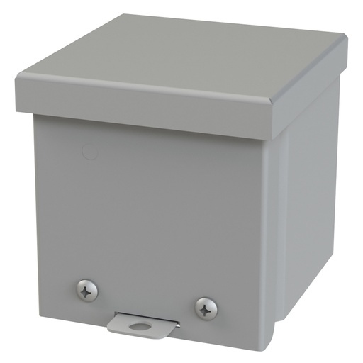 [SCE-4R44] NEMA 3R Enclosure, Wallmount, 4" H x 4" W x 4" D, Galvannealed Steel, gray