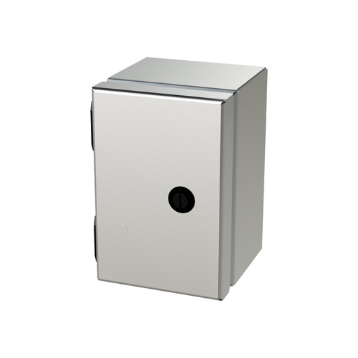 [SCE-604ELJSS] NEMA 4X Junction Box, Wallmount, 6" H x 4" W x 4" D, 304 Stainless Steel