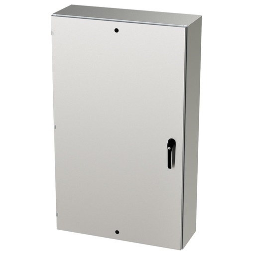 [SCE-60EL3612SSLPPL] NEMA 4X Enclosure, Wallmount, 60" H x 36" W x 12" D, 304 Stainless Steel