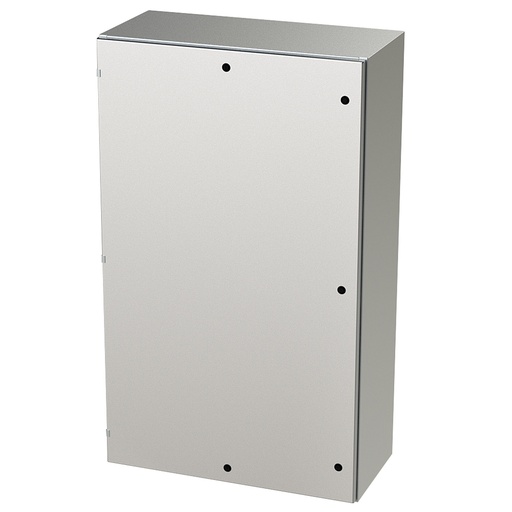 [SCE-60EL3616SSLP] NEMA 4X Enclosure, Wallmount, 60" H x 36" W x 16" D, 304 Stainless Steel