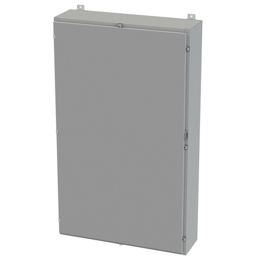 [SCE-60H3610LP] NEMA 3R, 4, 12 Enclosure, Wallmount, 60" H x 36" W x 10" D, Carbon Steel, Powder Coat gray