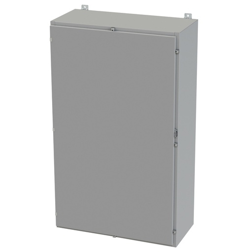 [SCE-60H3616LP] NEMA 3R, 4, 12 Enclosure, Wallmount, 60" H x 36" W x 16" D, Carbon Steel, Powder Coat gray