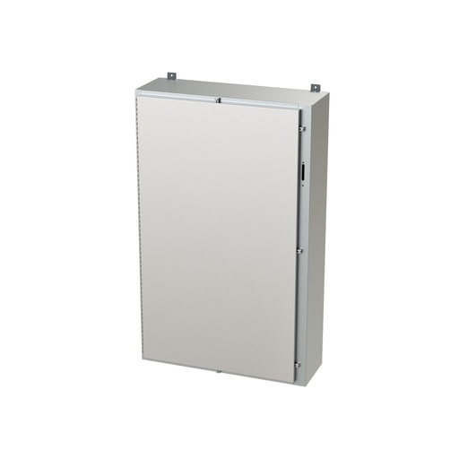 [SCE-60HS3712SSLP] NEMA 4X Enclosure, Wallmount, 60" H x 37" W x 12" D, 304 Stainless Steel