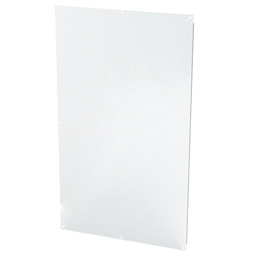 [SCE-60P36] Enclosure Sub-Panel, 57" H x 33" W, Carbon Steel, Powder Coat White