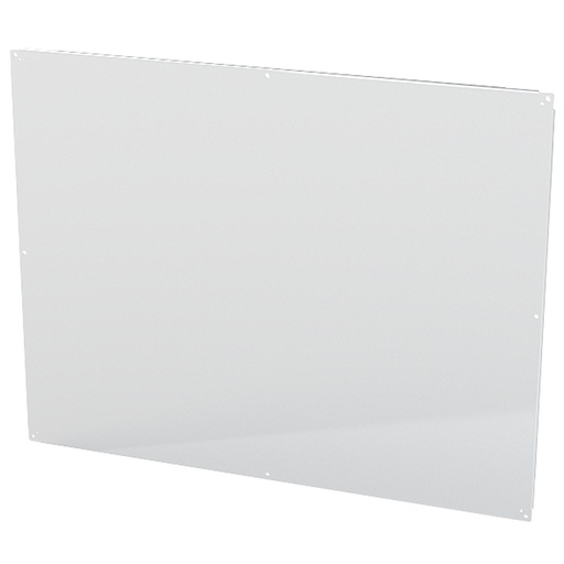 [SCE-60P76] Enclosure Sub-Panel, 56" H x 72" W, Carbon Steel, Powder Coat White