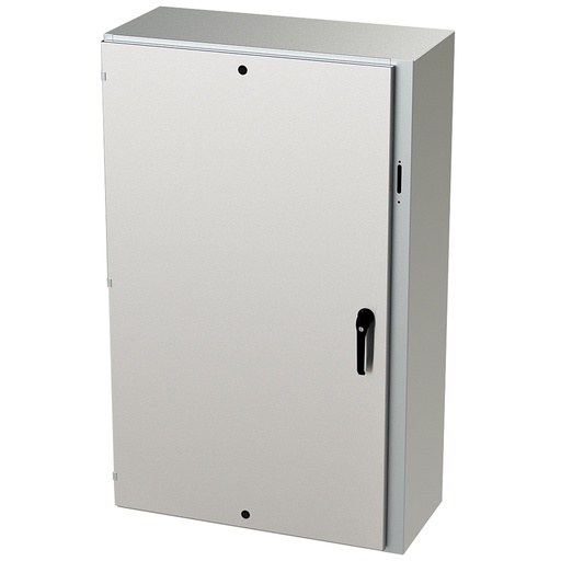 [SCE-60XEL3716SSLP] NEMA 4X Enclosure, Wallmount, 60" H x 37" W x 16" D, 304 Stainless Steel