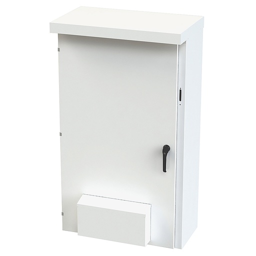 [SCE-65XVR3716] NEMA 3R Enclosure, Wallmount, 65" H x 37.375" W x 16" D, Carbon Steel, Powder Coat White