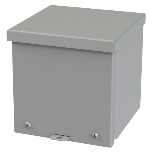 [SCE-6R66] NEMA 3R Enclosure, Wallmount, 6" H x 6" W x 6" D, Galvannealed Steel, gray