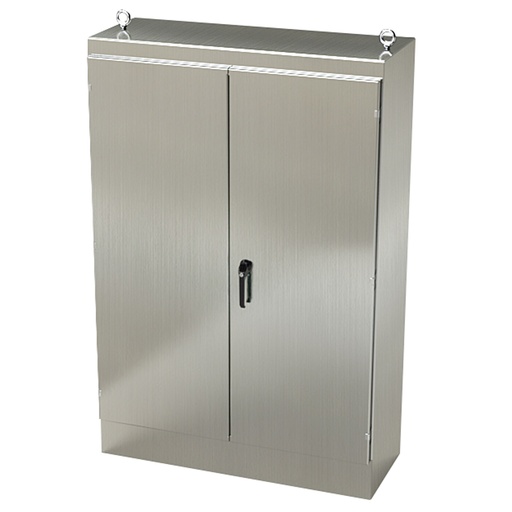 [SCE-724818SSFSD] NEMA 12 Enclosure, Free Standing, 72" H x 48" W x 18" D, 304 Stainless Steel