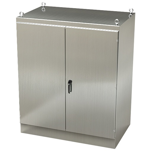 [SCE-726036SSFSD] NEMA 12 Enclosure, Free Standing, 72" H x 60" W x 36" D, 304 Stainless Steel