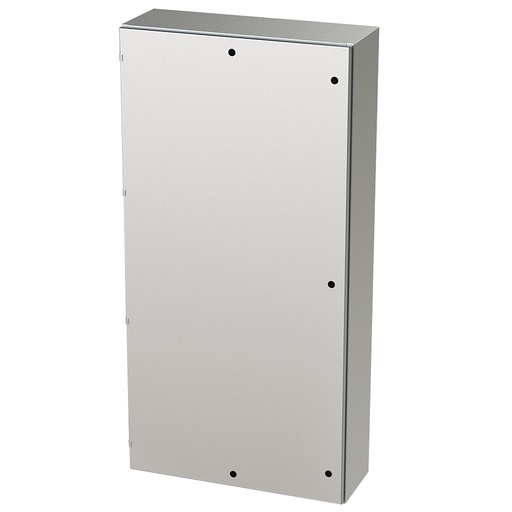 [SCE-72EL3612SSLP] NEMA 4X Enclosure, Wallmount, 72" H x 36" W x 12" D, 304 Stainless Steel