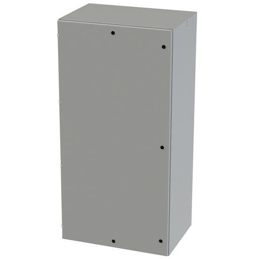 [SCE-72EL3624LP] NEMA 3R, 4, 12 Enclosure, Wallmount, 72" H x 36" W x 24" D, Carbon Steel, Powder Coat gray, Heavy Duty