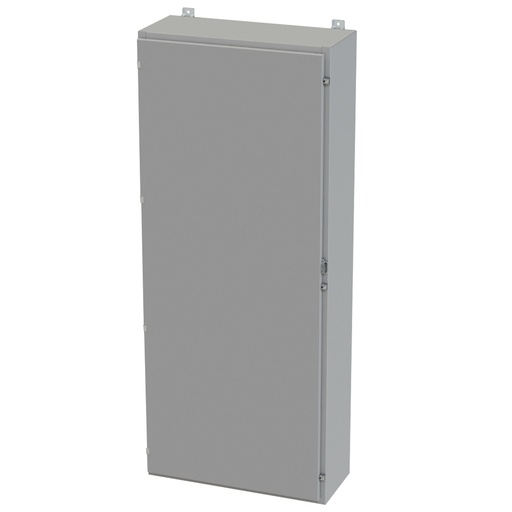 [SCE-72H3012LP] NEMA 3R, 4, 12 Enclosure, Wallmount, 72" H x 30" W x 12" D, Carbon Steel, Powder Coat gray