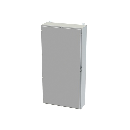 [SCE-72H3612LP] NEMA 3R, 4, 12 Enclosure, Wallmount, 72" H x 36" W x 12" D, Carbon Steel, Powder Coat gray