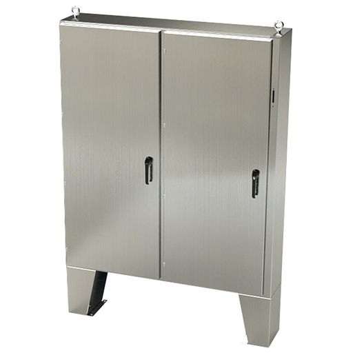 [SCE-72XEL6112SSLP] NEMA 4X Enclosure, Wallmount, 72" H x 61" W x 12" D, 304 Stainless Steel