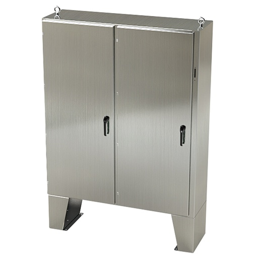 [SCE-72XEL6118SSLP] NEMA 4X Enclosure, Wallmount, 72" H x 61" W x 18" D, 304 Stainless Steel