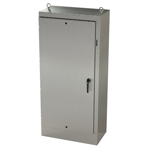 [SCE-72XM3418SS] NEMA 4X Disconnect Enclosure, Free Standing, 72" H x 34" W x 18" D, 304 Stainless Steel