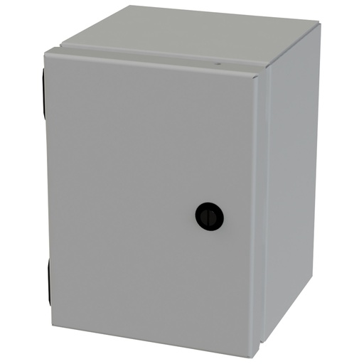 [SCE-8066ELJ] NEMA 3R, 4, 12 Junction Box, Wallmount, 8" H x 6" W x 6" D, Carbon Steel, Powder Coat gray