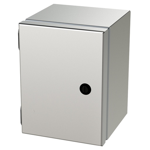 [SCE-8066ELJSS] NEMA 4X Junction Box, Wallmount, 8" H x 6" W x 6" D, 304 Stainless Steel