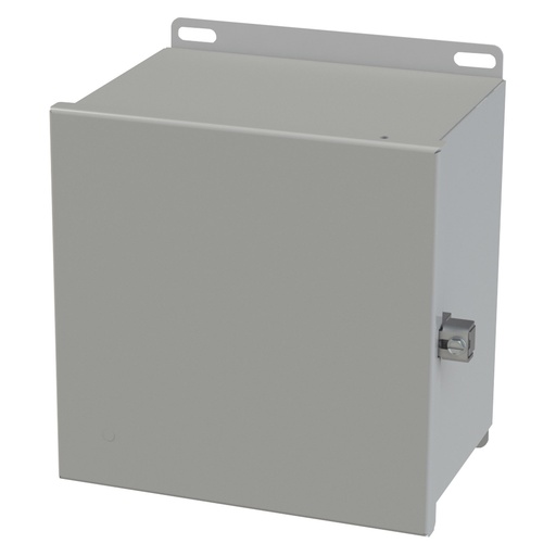 [SCE-8086CHNF] NEMA 3R, 4, 12 Enclosure, Wallmount, 8.125" H x 8" W x 6" D, Carbon Steel, Powder Coat gray