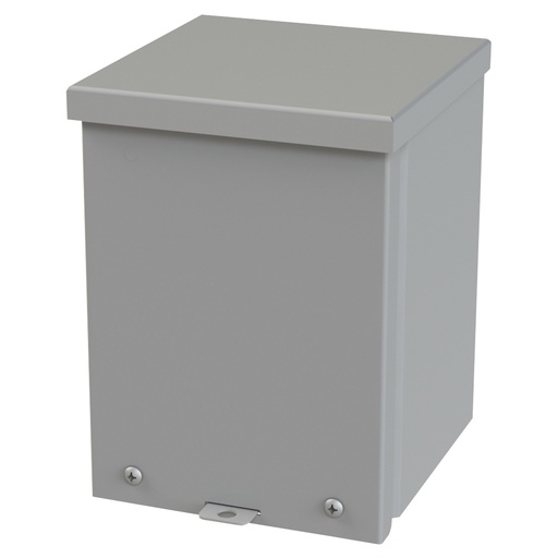 [SCE-8R66] NEMA 3R Enclosure, Wallmount, 8" H x 6" W x 6" D, Galvannealed Steel, gray