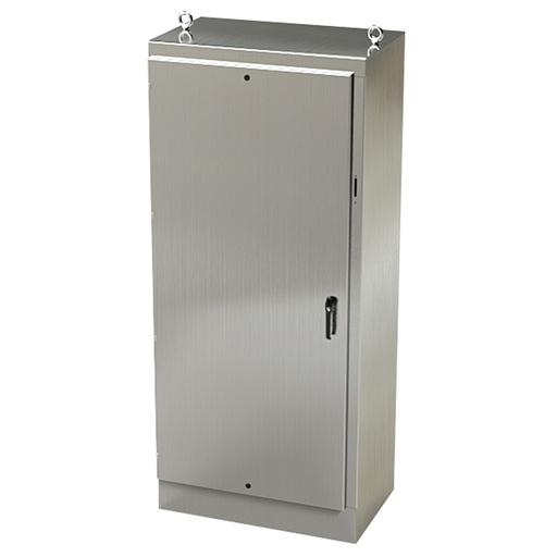 [SCE-90XM4024SS] NEMA 4X Disconnect Enclosure, Free Standing, 90" H x 40" W x 24" D, 304 Stainless Steel