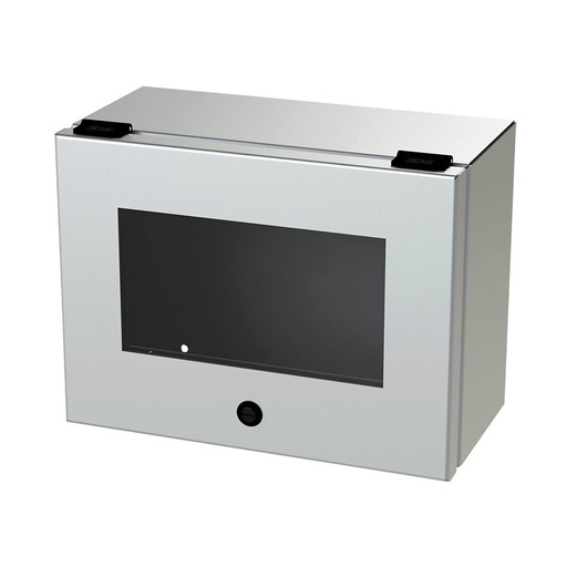 [SCE-L9126ELJWSS] NEMA 4X Stainless Steel Trough Enclosure WIth Viewing Window, 9x12x6