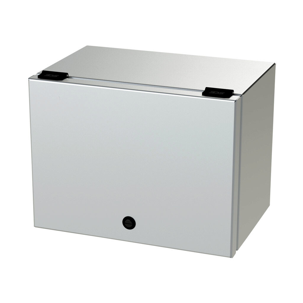 9x12x8 NEMA 4X Trough Junction Enclosure, Stainless Steel | SourceASI