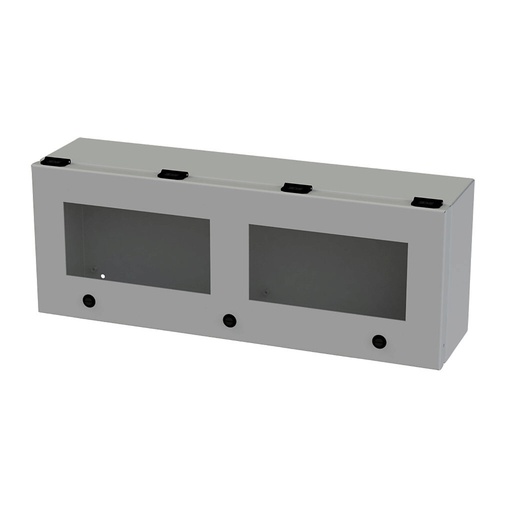 [SCE-L9246ELJW] Trough Enclosure WIth Viewing Window, Steel, NEMA 3R, 4, 9x24x6