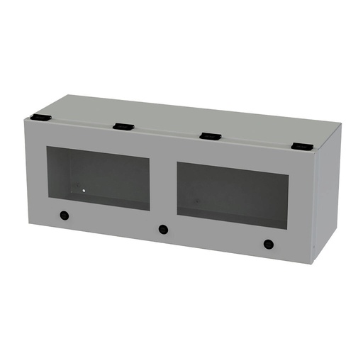 [SCE-L9248ELJW] Trough Enclosure WIth Viewing Window, Steel, NEMA 3R, 4, 9x24x8