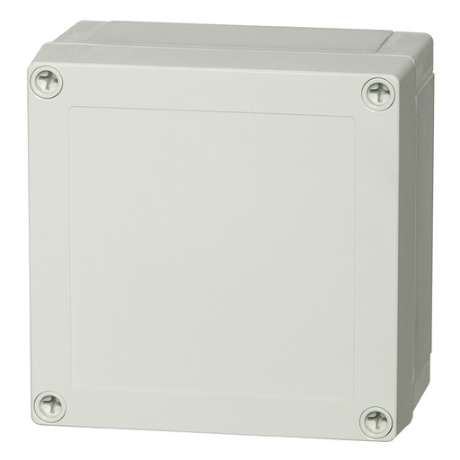 [ULPC125-100HG] Plastic Enclosure Box, NEMA 4X, Gray Screw Cover, 5 x 5 x 4 Inch