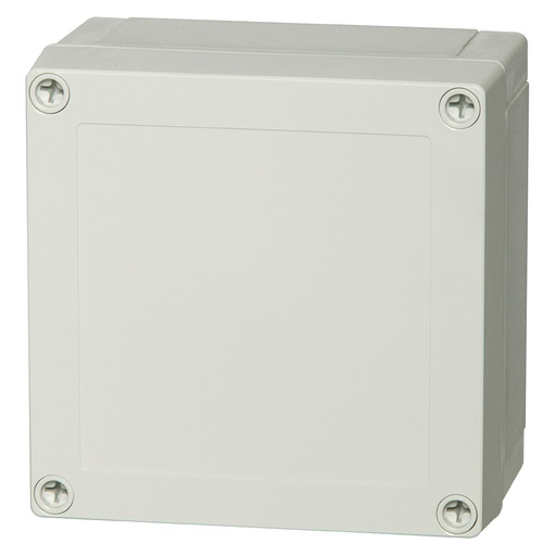 [ULPC125-75HG] Plastic Enclosure Box, NEMA 4X, Gray Screw Cover, 5 x 5 x 3 Inch