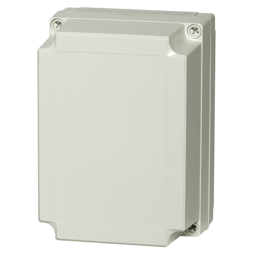 [ULPC150-75LG] Plastic Enclosure Box, NEMA 4X, Gray Screw Cover, 7 x 5 x 3 Inch