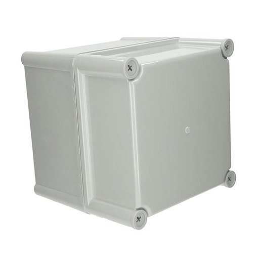 [ULPC191918G-2FSH] Plastic Electrical Enclosure, 7x7x7 Inches, Gray Hinged Cover