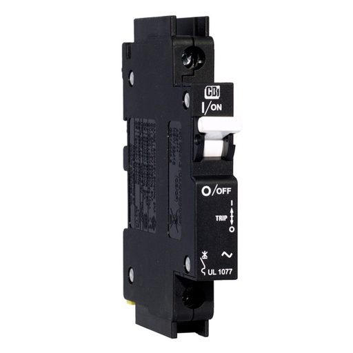 [QY113DMU202] 2 Amp, 1 Pole, 80 V DC, Trip Curve: C, Hydraulic Magnetic Circuit Breaker, DIN Rail Mount, UL 489A