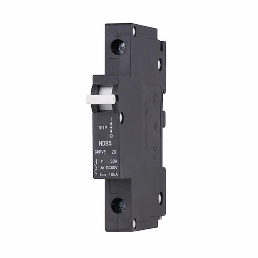 [NDB5-J410-1P] 10 Amp, 1 Pole, 240V AC, Trip Curve: C, DIN Rail Mount-Hydraulic-Magnetic Circuit Breaker, UL1077