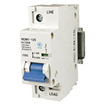 [NDM1-125C50-2] 50 Amp DIN Rail Circuit Breaker, 2 Pole, UL1077, C Trip Curve, 415 Vac/80 Vdc