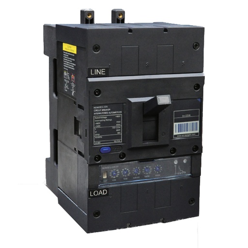 [NDM3AE-225] 225 Amp, 3 Pole, MCCB Circuit Breaker, 50kA