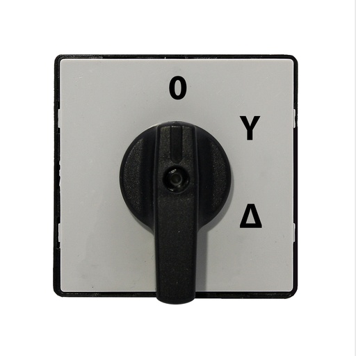 [007-0015] Star-Delta Starter Switch Handle, Black/Gray, 64mm x 64 mm