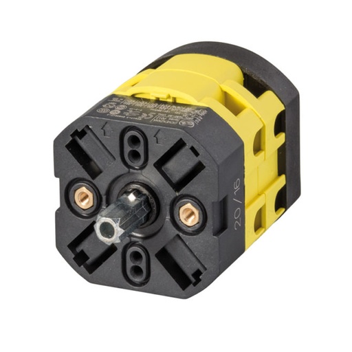 [P0200003R] Rotary Cam Switch, 2 Position, On-Off, Load Break Switch, 3 Pole, 20A, 600V AC